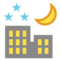 Night With Stars emoji on HTC